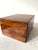 English Antique Mahogany English Jewelry Box For Sale - Image 3 of 11