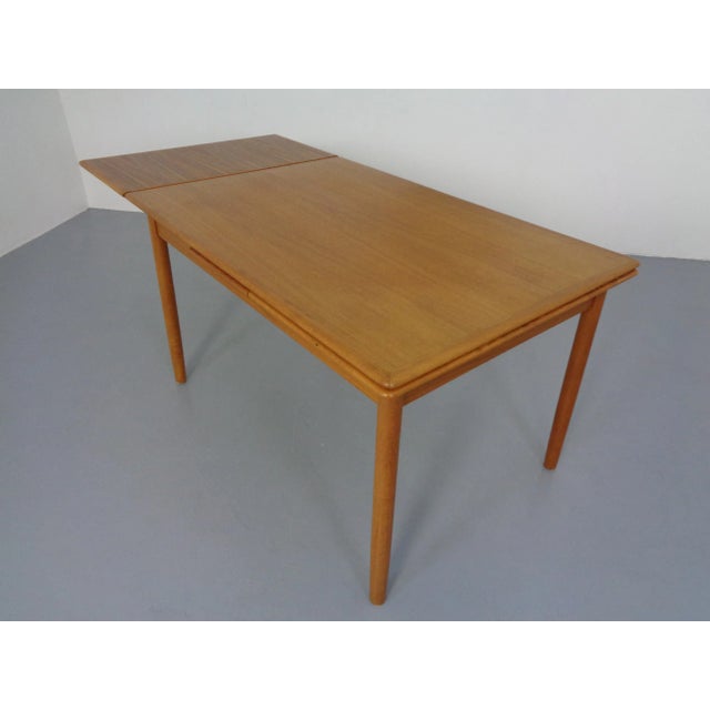Large Danish Teak Extendable Dining Table, 1960s For Sale - Image 4 of 18