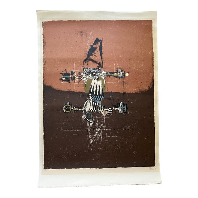 Johnny Friedlaender, Original Aquatint Etching, Mid 20th Century - Signed, Numbered 162/350 - Unframed For Sale