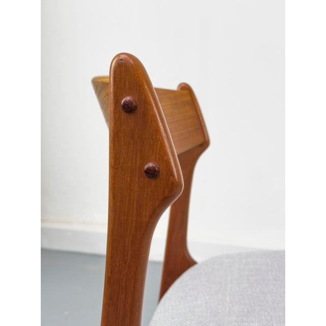 1960s Danish Teak Dining Chairs by Erik Buch for Od Møbler, 1960s, Set of 4 For Sale - Image 5 of 18