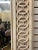 Late 20th Century Large Beveled Ivory Mirror For Sale - Image 4 of 5