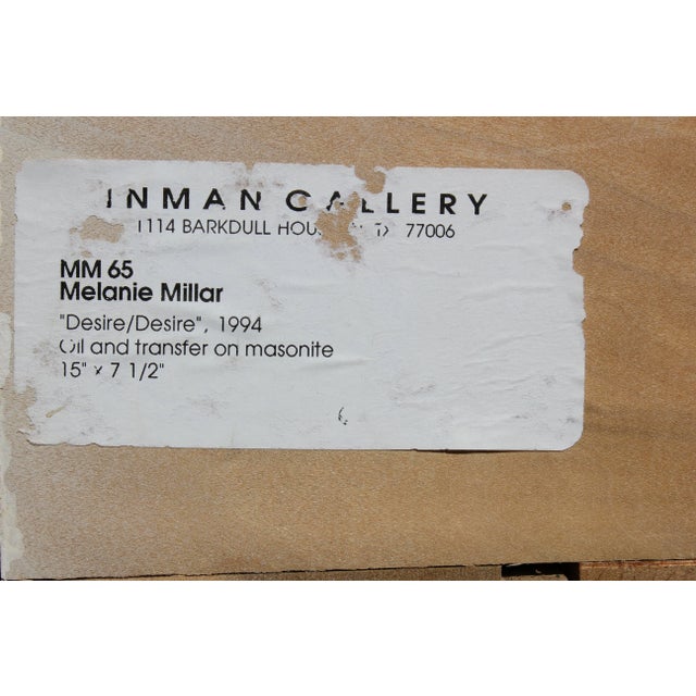 Abstract Melanie Millar "Desire/Desire" Contemporary Abstract 1994 For Sale - Image 3 of 5