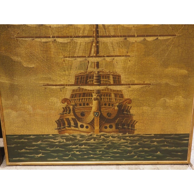 Pair of 17th Century Style French Navy Lithographs, the St. Philippe, C. 1970s For Sale - Image 15 of 18