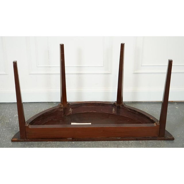 George III Demi Lune Hall Side End Table, 1800s For Sale - Image 13 of 15