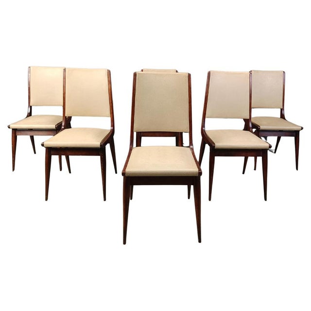 Mid-Century Italian Dining Chairs, 1950s, Set of 6 For Sale - Image 13 of 13