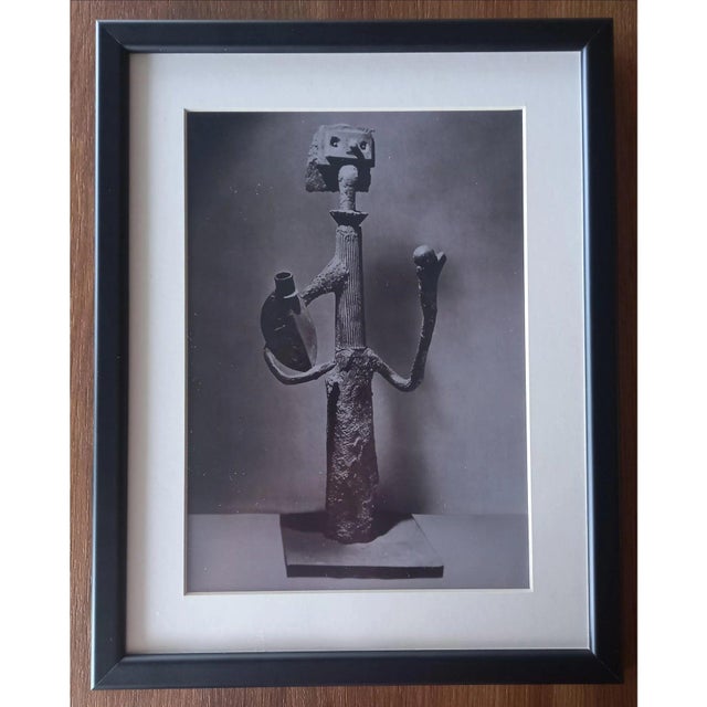 'Picasso's Sculptures' Contemporary Black and White Gallery Wall of Photographs, Framed - Set of 21 For Sale - Image 11 of 11