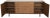 Handsome and timeless, this Noir Boston Sideboard features a warm, richly grained wood finish and a clean, tailored...