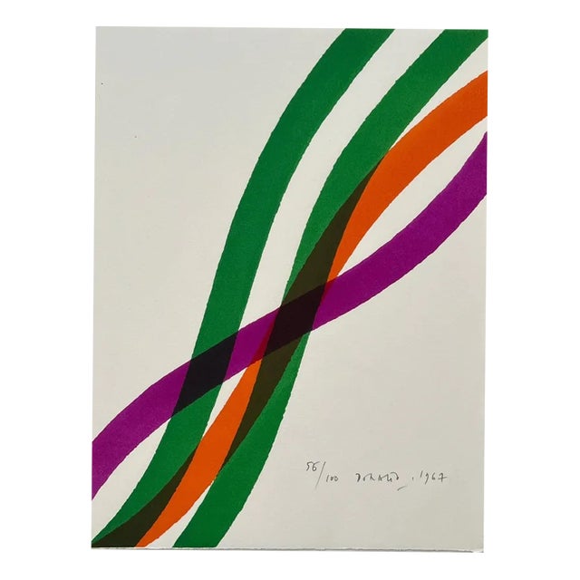Piero Dorazio, Homage to Hans Arp, 1967, Lithograph For Sale
