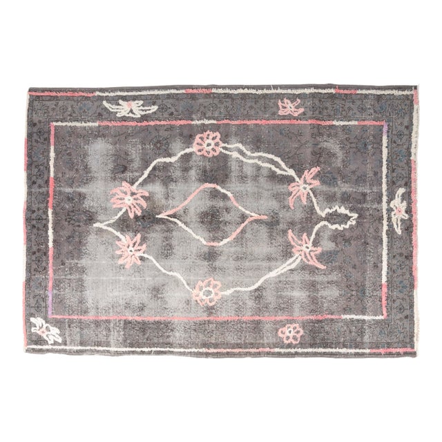 Vintage Anatolian Pompom Rug For Sale