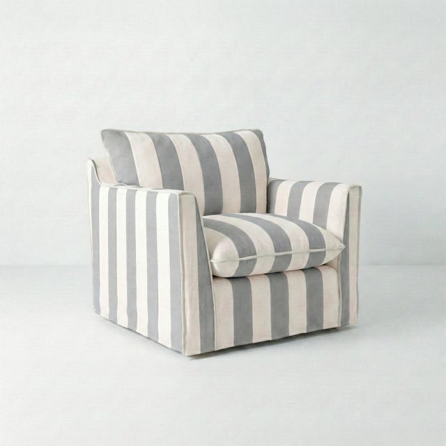 A joyous beautiful armchair made by hand in the USA using natural materials with a large dollop of comfort. 'Tradition...