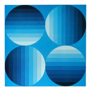 Victor Vasarely Progression 2-8, Optic Art For Sale