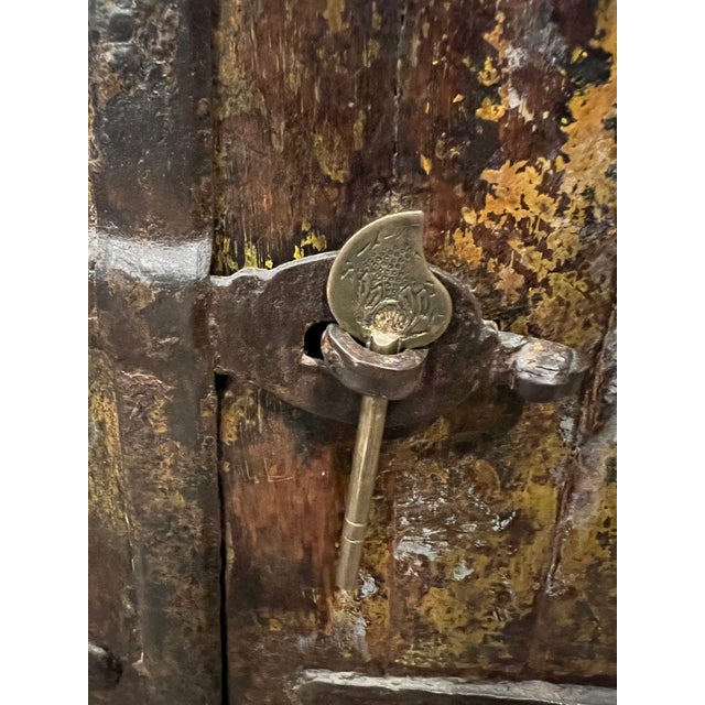 Late 19th Century 19th Century Indian Grain Storage Cabinet For Sale - Image 5 of 10