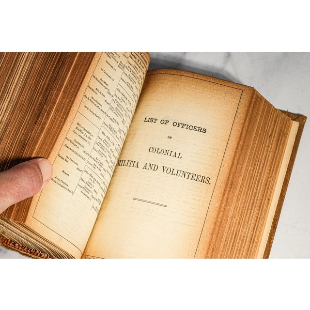 Cream Fascinating Antique 1879 British Army List April–June Anglo-Zulu War Victorian Military Reference Book Militaria History For Sale - Image 8 of 10
