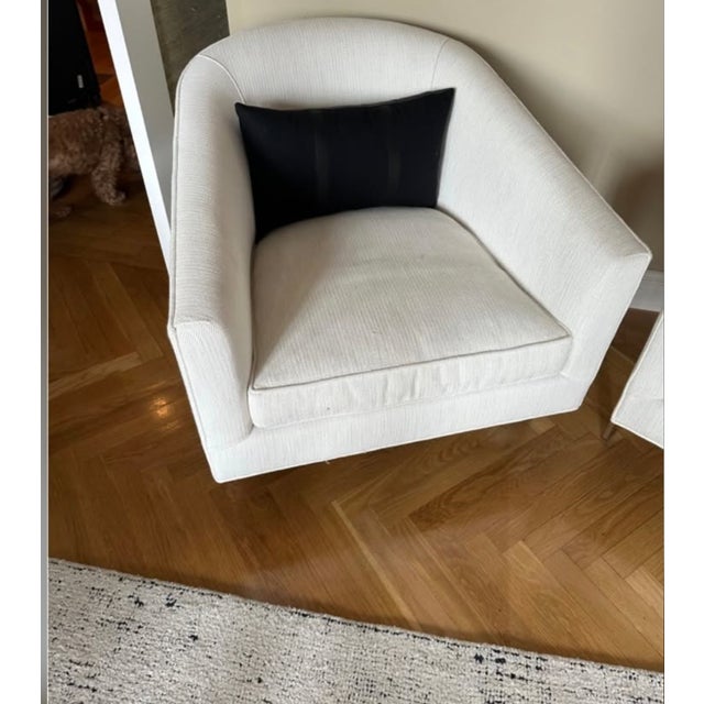 Restoration Hardware Lounge Chair - Restoration Hardware - Reginald Chair For Sale - Image 4 of 9