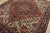 Tribal Heriz Rug 9′ X 10’5” Red Wool Vintage Tribal Hand-Knotted Oriental Carpet For Sale - Image 3 of 15