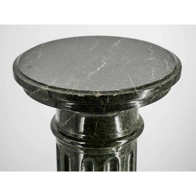 Green Marble Column from a French Chateau, 1840 For Sale - Image 8 of 8