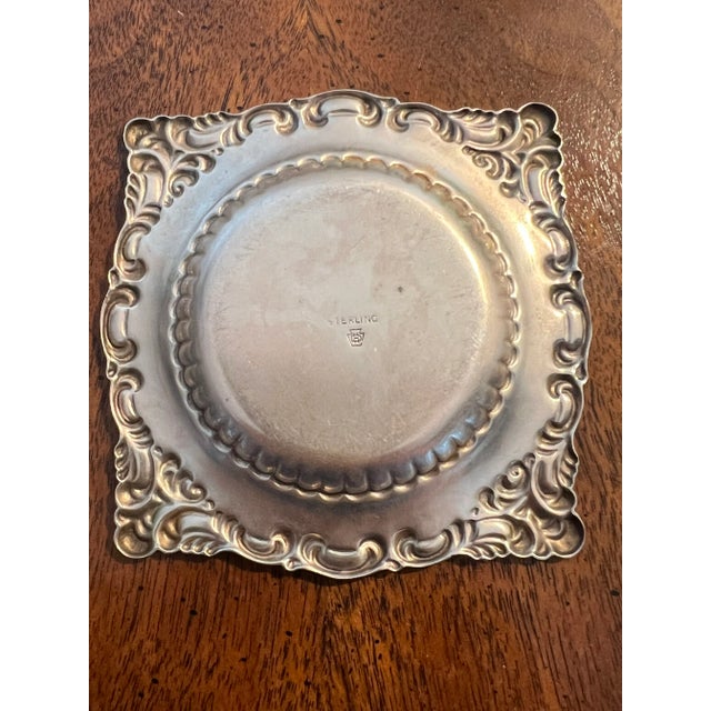 Traditional Antique Dominick & Haff "d" Monogram Sterling Silver Butter Pat Dishes- Set of 11 For Sale - Image 3 of 5