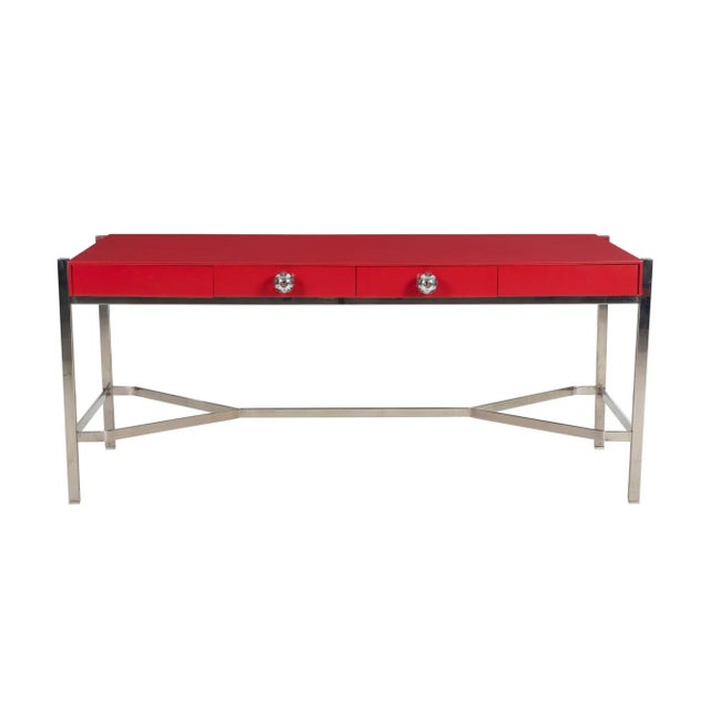 Mid-Century Modern 1960s Arthur Elrod Attributed Custom Desk For Sale - Image 3 of 13