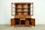 Statton Furniture Statton Georgian Carved Cherry Wood Breakfront Bookcase or Dining Cabinet For Sale - Image 4 of 14