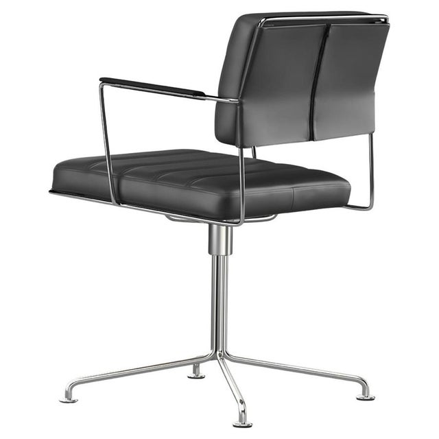 One Collection Time Chair Frame in Chrome and Upholstery from Henrik Tengler For Sale - Image 14 of 14