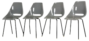 Fibreglass Chairs by Miroslav Navratil for Vertex, 1960s, Set of 4