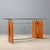 Desk in Glass and Wood For Sale - Image 10 of 11