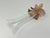 Daum France Soliflore Roses Crystal Vase With Pate De Verre Floral Base Signed For Sale - Image 12 of 17