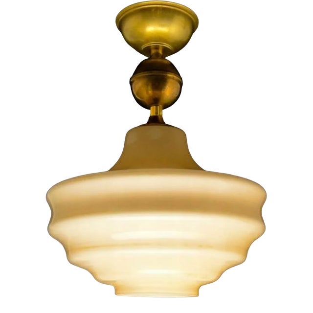 Art Deco Pendant Lamp, Germany, 1950s For Sale