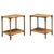 Gold Vintage Nightstands in Bamboo and Woven Rattan, Italy, 1960s, Set of 2 For Sale - Image 8 of 8