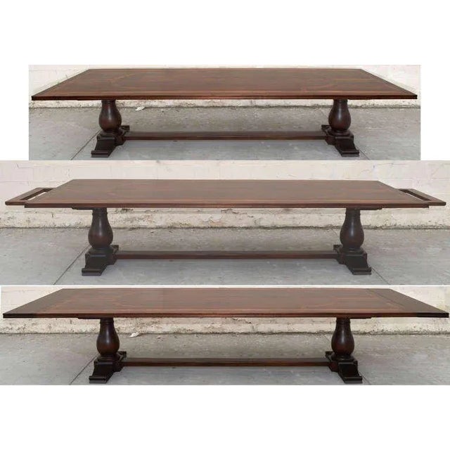 Renaissance Tuscan Renaissance Style Dining Table, Custom-Made by Petersen s For Sale - Image 3 of 11