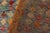 Modern Balochi Blue/Gold Wool Rug - 3'6''x4'10'' For Sale - Image 9 of 11