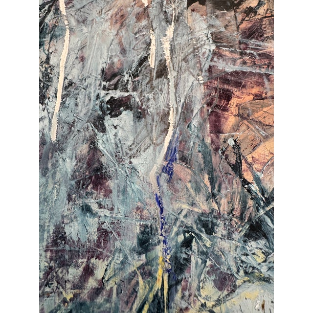 Abstract Abstract Expressionist Painting by Joan Jardine 2018 For Sale - Image 3 of 18