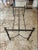 1970s Ilana Goor Style Brutalist Iron Rebar Dining Table With 3/4” Gemstone Edge Glass Top For Sale - Image 9 of 11