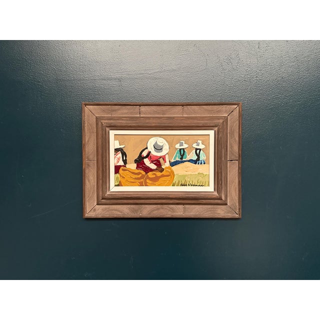 Lars Norman, Bolivia, 1960s, Oil on Panel, Framed For Sale - Image 18 of 18