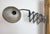 Gray Vintage Industrial Gooseneck Scissor Wall Lamp from Elektroinstala, 1960s For Sale - Image 8 of 17