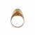Modern 1980s 14k Gold Chrysoprase Men's or Women's Ring For Sale - Image 3 of 4