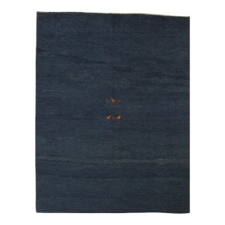 Vintage Hand-Knotted Persian Gabbeh Rug 8'11" X 11'5" For Sale