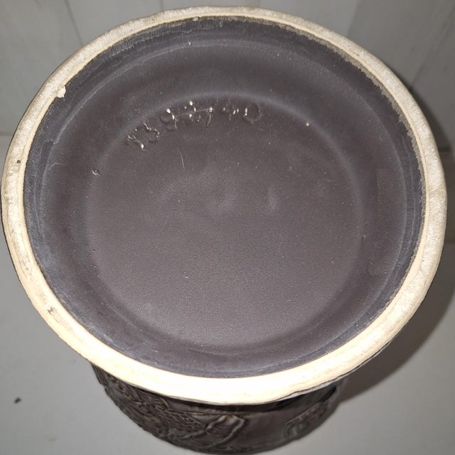 Vintage German Ceramic Vase, 1970s For Sale - Image 4 of 5