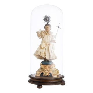 Religious Artist, Infant Jesus, 18th Century, Wood Sculpture For Sale