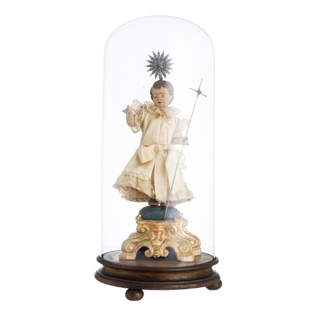 Religious Artist, Infant Jesus, 18th Century, Wood Sculpture For Sale