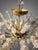 Marie Theresa Brass and Crystal 8-Light Semi Flush Chandelier For Sale - Image 5 of 8