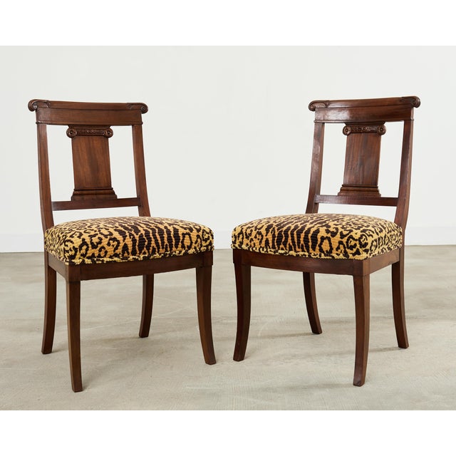 Set of Six English Regency Style Anglo-Indian Dining Chairs For Sale - Image 14 of 18