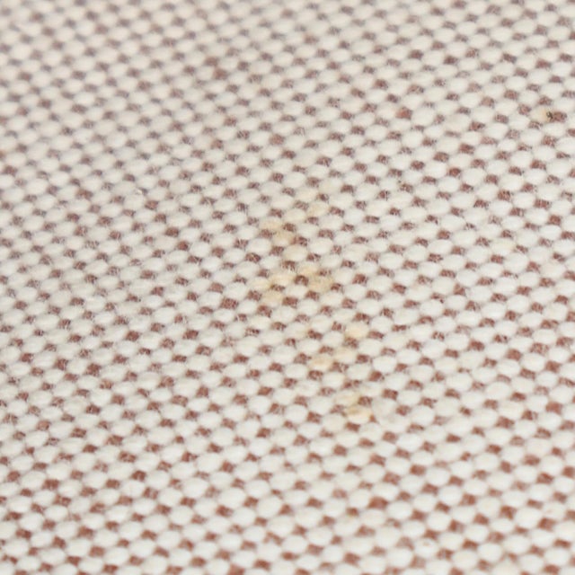 Hermès Toile Canvas & Natural Peau Porc Leather Trim II 31cm Bag, 1992. For Sale - Image 14 of 15