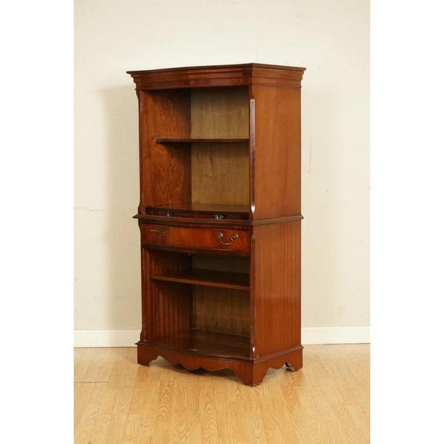 Lovely Mahogany Open Bookcase Cabinet. We have changed the way this originally was by taking off the doors as they were...