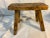 Farmhouse Early 20th Century Primitive Wooden American Mortise and Tendon Jointed Stool For Sale - Image 3 of 6