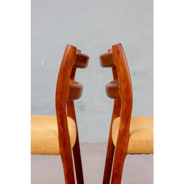 Danish Model 84 Chairs in Teak by Niels Otto Möller for J.L. Møllers, 1960s, Set of 4 For Sale - Image 15 of 18