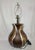 Mid-Century Modern Mid Century Modern Brown White Drip Glaze Pottery Lamp For Sale - Image 3 of 12