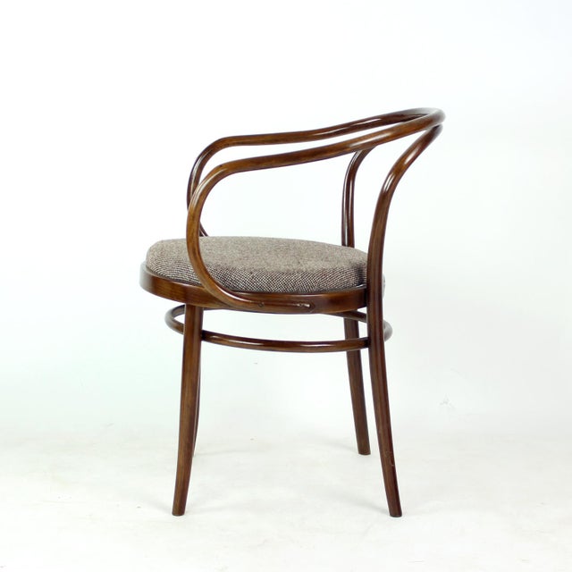 Elegant model no. 30 bentwood armchair, a classic thonet design, manufactured by ton in czechoslovakia during the mid-20th...