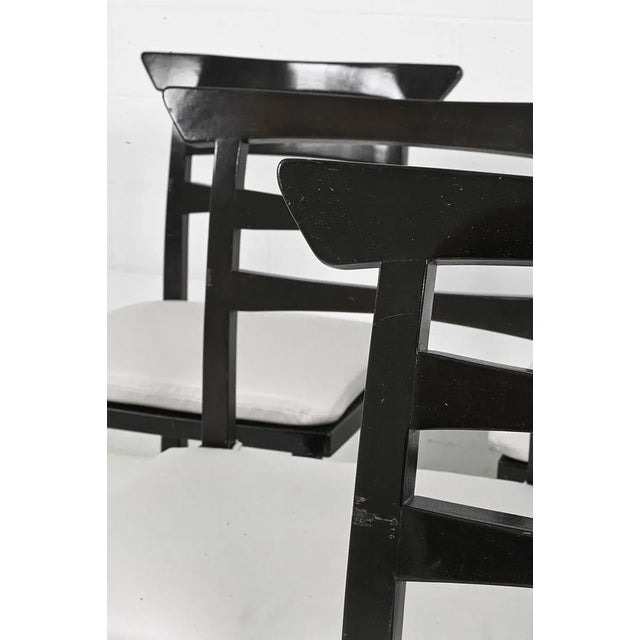 Room & Board Set 6 Maria Yee Ming Style Dining Chairs For Sale - Image 4 of 16