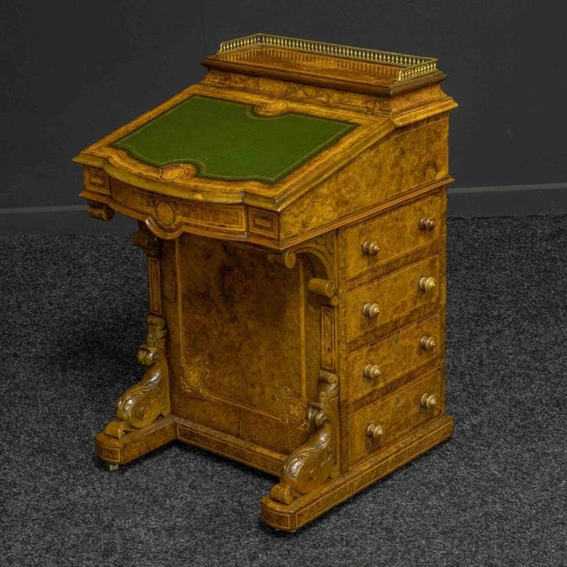 Victorian Walnut Davenport For Sale - Image 14 of 14